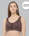 SOIE Woman - Front Closure Full Coverage Non Padded Non Wired Bra - Bra -for Women