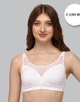 SOIE Woman - Full Coverage Padded Non Wired Bra With Lace Detailing - Bra -for Women