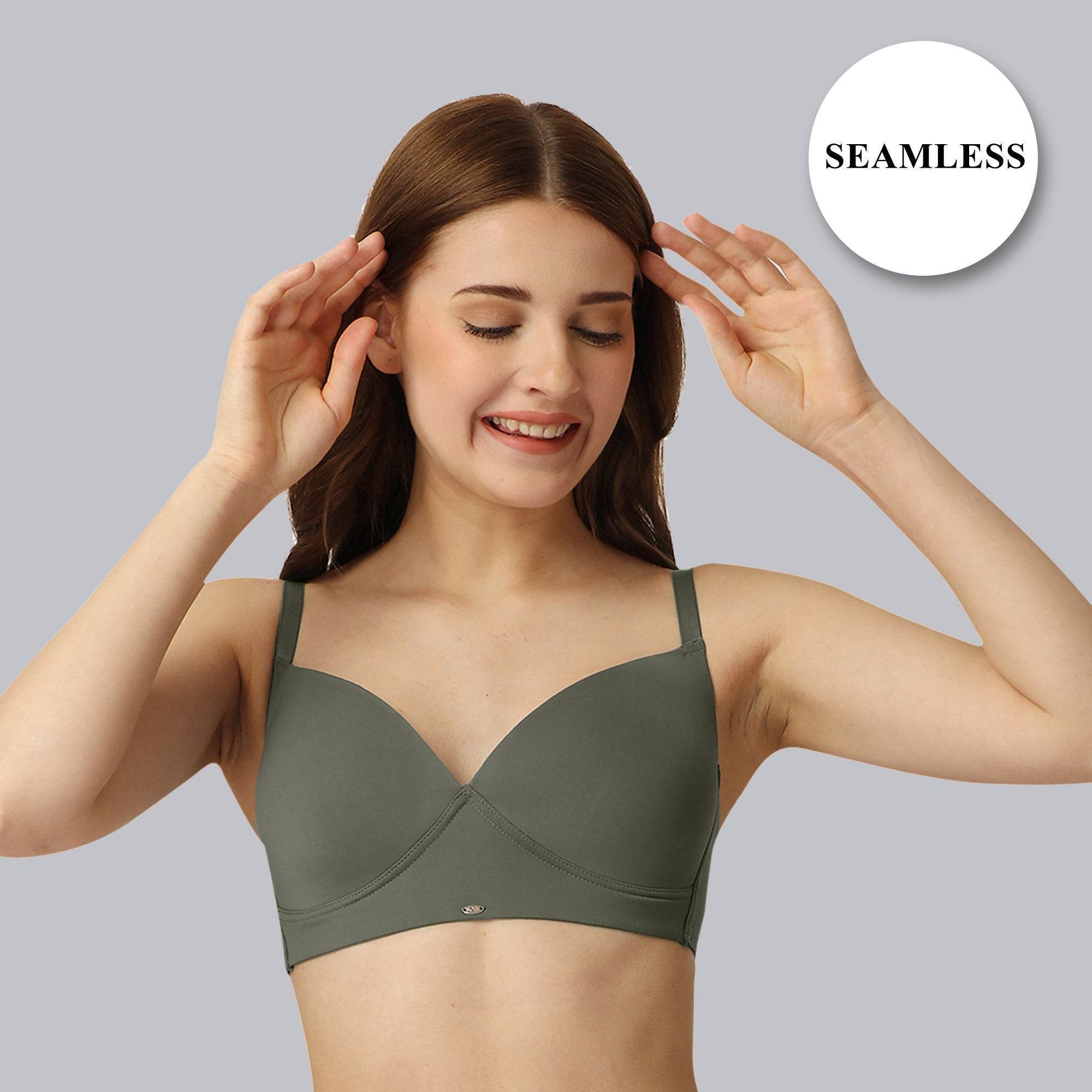 Full Coverage Padded Non Wired T-shirt Bra