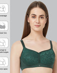 SOIE Woman - Non Padded Non-Wired Full Coverage Minimizer Lace Bra - Bra -for Women