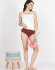 High Rise Full Coverage Cotton Modal Panty with Soft No-Mark Waistband