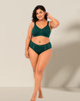 Full Coverage Minimizer Bra with No-Show Cups