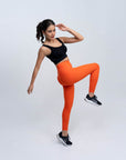 SOIE Woman - Seamless Quick Dry High Compression Butt Shaping Ankle Length Sports Leggings - -for Women