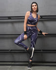 SOIE Woman - High Waist Ankle Length Sports Leggings With Pockets - Sports Leggings -for Women