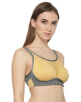 Medium Impact Lightly Padded Non Wired Extereme Coverage Sports Bra