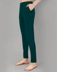 SOIE Woman - Mid Rise Ankle Length Supersoft Lounge Pants with Pockets - -for Women