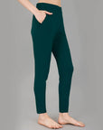 SOIE Woman - Mid Rise Ankle Length Supersoft Lounge Pants with Pockets - -for Women