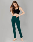 SOIE Woman - Mid Rise Ankle Length Supersoft Lounge Pants with Pockets - -for Women