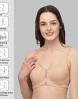 SOIE Woman - Full Coverage Minimizer Non Padded Non Wired Bra - Bra -for Women