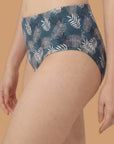 Tummy-Smoothing Printed High Waist Cotton Briefs – Pack of 3