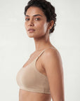 Seamless Cloud Soft Slip-on Lounge Bra with Detachable Straps