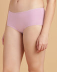Mid Rise Cotton Hip Hugger Brief with Shiny Edge Waist (Pack of 3)