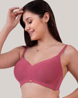 Full Coverage Padded Non Wired Ultrasoft Seamless Bra
