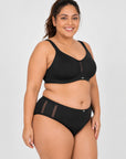 Full Coverage Minimiser Bra with High Waist Brief Set