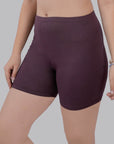SOIE Woman - Solid Cotton Spandex Cycling Shorts - -for Women