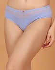 Mid Rise Medium Coverage Lacy Brief Panty