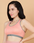 Seamless Padded Racerback Sports Bra