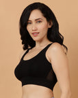 Medium Impact Non Padded Non Wired Long Line Sports Bra