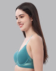 SOIE Woman - Full Coverage Padded Wired T-shirt Bra with Mesh Detailing - -for Women