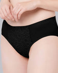 SOIE Woman - High Waist Full Coverage Lace Brief - Panty -for Women