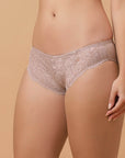 SOIE Woman - Mid Rise Medium Coverage Lace Brief - Panty -for Women