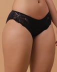 SOIE Woman - Mid Rise Medium Coverage Lace Brief - Panty -for Women