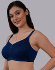 SOIE Woman - Non Padded Non-Wired Full Coverage Minimizer Lace Bra - Bra -for Women