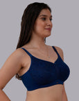 SOIE Woman - Non Padded Non-Wired Full Coverage Minimizer Lace Bra - Bra -for Women