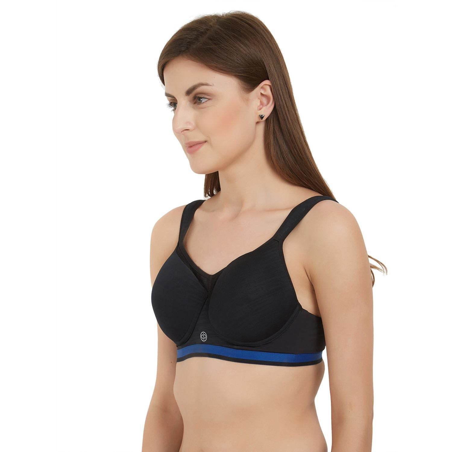 Full Coverage High Impact Padded Non Wired Sports Bra – SOIE Woman