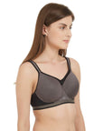 SOIE Woman - Full Coverage High Impact Padded Non Wired Sports Bra - Sports Bra -for Women