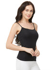 SOIE Woman - Solid Super Soft Cotton Spandex Camisole - Camisole -for Women