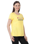 SOIE Woman - Half Sleeve Printed Soft Cotton Modal Lounge T-shirt - -for Women