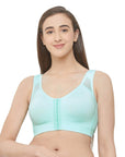 SOIE Woman - Front Closure Full Coverage Non Padded Non Wired Bra - -for Women