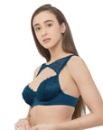 SOIE Woman - Semi/Medium Coverage Non Padded Wired Lacy Demi Cup Bra (Pack Of 2) - -for Women