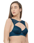 SOIE Woman - Semi/Medium Coverage Non Padded Wired Lacy Demi Cup Bra (Pack Of 2) - -for Women