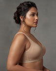 Non Padded Non Wired Stretch Cotton Full Coverage T-shirt Bra