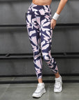 SOIE Woman - High Waist Ankle Length Sports Leggings With Pockets - Sports Leggings -for Women