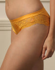 SOIE Woman - Mid Rise Full Coverage Seamless Lace Panty - Panty -for Women
