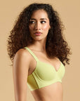 SOIE Woman - Padded Full Coverage Seamless T-shirt Bra with Invisible Flexi Underwire - Bonded Bra -for Women