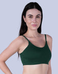 SOIE Woman - Seamless Cloud Soft Slip-on Lounge Bra with Detachable Straps - Bra -for Women