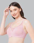 SOIE Woman - Full Coverage Padded Non Wired Bra With Lace Detailing - Bra -for Women