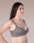 SOIE Woman - Padded Full Coverage Seamless T-shirt Bra with Invisible Flexi Underwire - Bonded Bra -for Women