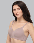 SOIE Woman - Full Coverage Padded Non Wired Ultrasoft Seamless Bra - Bra -for Women