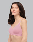 SOIE Woman - Full Coverage Padded Non Wired Ultrasoft Seamless Bra - Bra -for Women