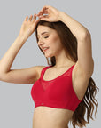 SOIE Woman - Full Coverage Padded Non Wired Bra With Lace Detailing - Bra -for Women