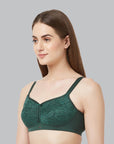 SOIE Woman - Non Padded Non-Wired Full Coverage Minimizer Lace Bra - Bra -for Women