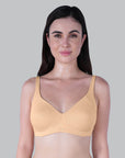 SOIE Woman - Non Padded Non Wired Stretch Cotton Full Coverage Moulded Cups T-shirt Bra - Bra -for Women