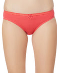 Mid Rise Medium Coverage Solid Colour Cotton Stretch Brief Panty (Assorted Pack of 3)