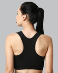 SOIE Woman - Medium Impact Quick Dry Racerback Athleisure Sports Bra - Bra -for Women