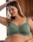 SOIE Woman - Full Coverage Non Padded Non Wired Lacy Bra - -for Women